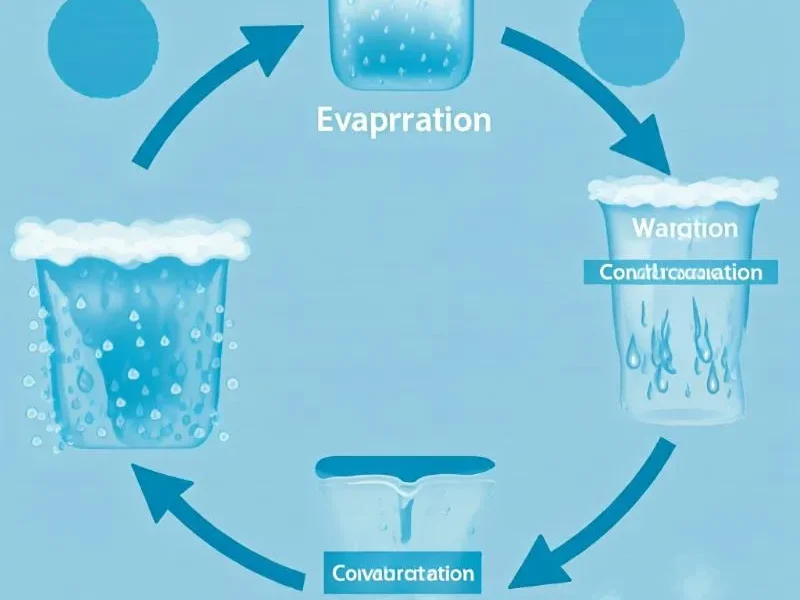 ¿Cómo es el ciclo del agua paso a paso?